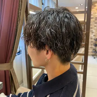 メンズ シールエクステ✨️韓 国羽エクステ🪽和希のヘアスタイル