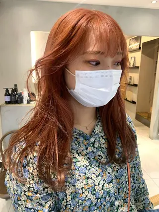 カラー ラベンダー/レイヤー スタイル🤎mamiのヘアスタイル