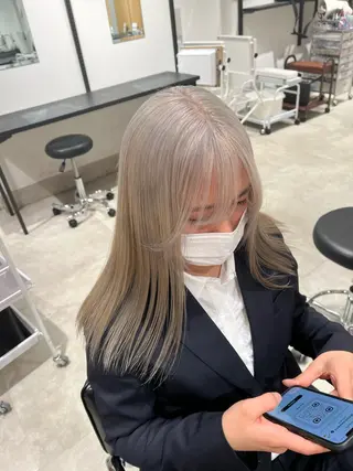 セミロング GO TO DAY 渋谷モディ店所属・艶髪 mayuka💖のヘアスタイル