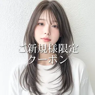 ロング カラー SOURCE 京都河原町のヘアスタイル
