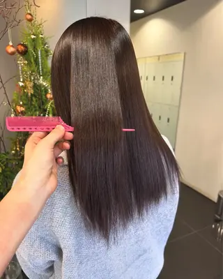 ミディアム ミディアム/レイヤー ハイライト/aikaのヘアスタイル