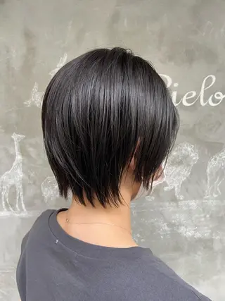 ショート パーマ sola方南町所属・原一真/ 外国人ショートヘアのヘアスタイル