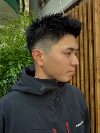 ショート メンズ chez-moi  igrek所属・坂下 海のヘアスタイル