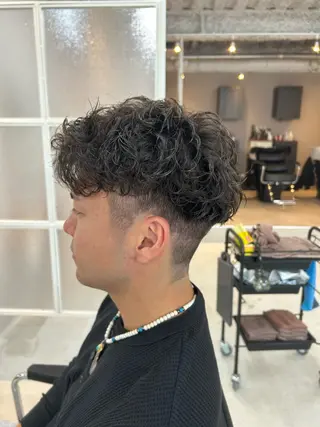 パーマ メンズ MICHIRU 🐈‍⬛💞のヘアスタイル