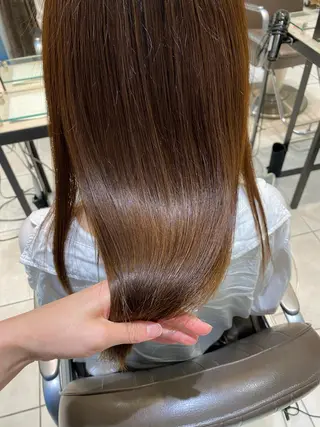 ロング 似合わせ艶髪カラー ❤️ハダユミのヘアスタイル