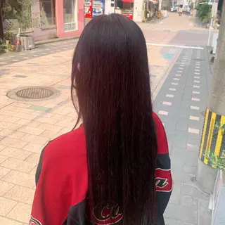 ロング カラー eMu MIYUのヘアスタイル