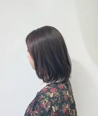 ミディアム ショート、ボブ/ 川鍋薫のヘアスタイル