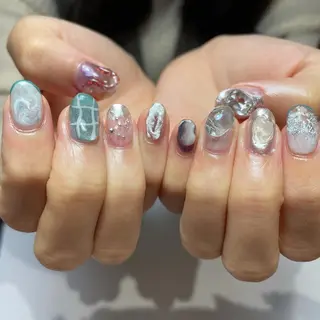 ネイル GO TODAY SHAiRE SALON  岡山店所属・SUE; タケウチのネイルデザイン