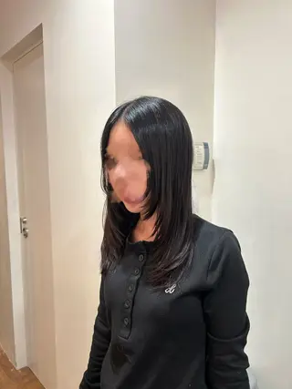 ロング 切りっぱなしボブ 大阪梅田/きょうかのヘアスタイル