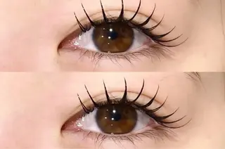 マツエク・マツパ eve🐰束間まつ毛 /透明感カラーのマツエク・マツパデザイン