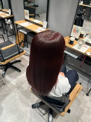 ロング カラー 久野 竜慈のヘアスタイル