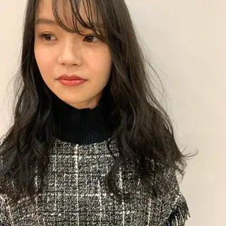 ロング かえ🩶韓国ボブ🎀 透明感カラー🥣のヘアスタイル