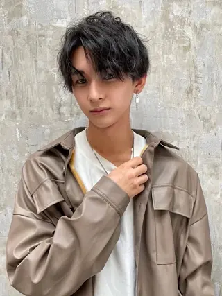 メンズ 🚨メンズ曲がる 縮毛矯正りおん🚨のヘアスタイル