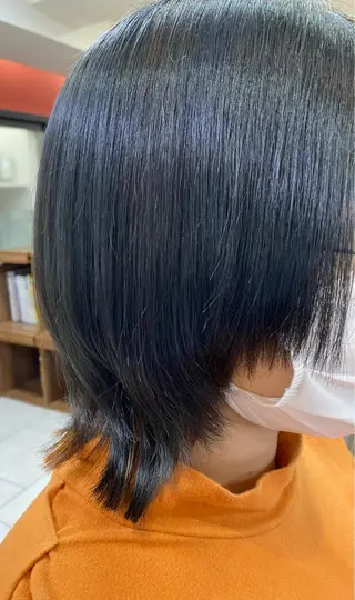 ミディアム カラー 🎀ブリーチなし 透明感🎀yuhiのヘアスタイル