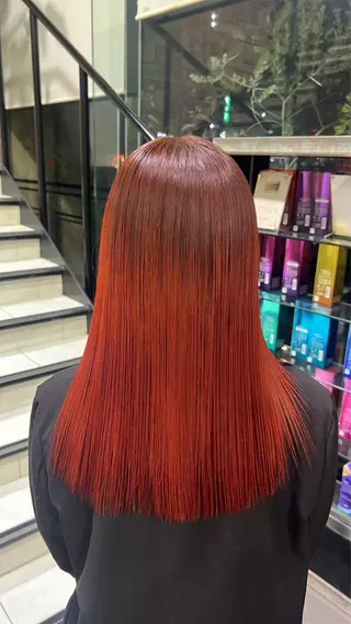 ミディアム カラー マツエク・マツパ 韓国レイヤー/センタ ーパート/坂本翔のヘアスタイル