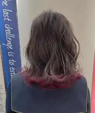 ミディアム カラー Ma ruのヘアスタイル