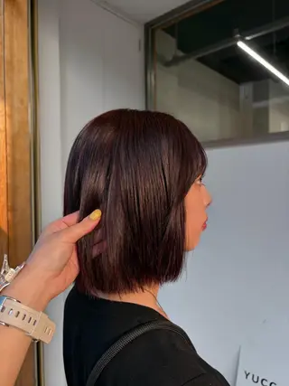ショート カラー YUCCA elua 🫧モデル募集中🫧のヘアスタイル