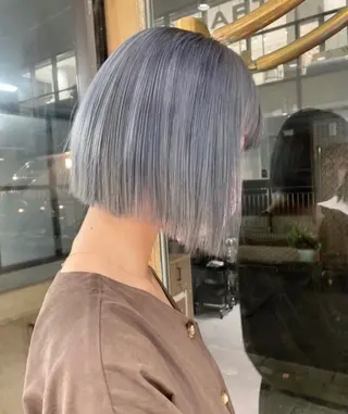 ショート カラー 似合わせ小顔ショート /akane🐰♥️のヘアスタイル