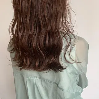 セミロング カラー amy.所属・メンズカットパーマ/ ブリーチ高柳将太のヘアスタイル