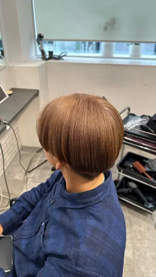 ショート カラー ショートカット/ 江森　遼祐のヘアスタイル