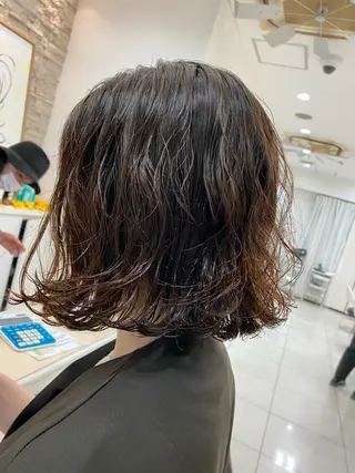 パーマ 中村/艶カラー/ハイ ライト/髪質改善のヘアスタイル
