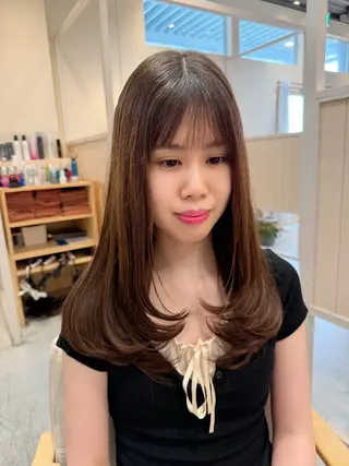 セミロング 原田 大希のヘアスタイル