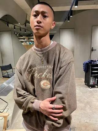 メンズ 🌈圧倒的デザイン パーマ　関和希のヘアスタイル