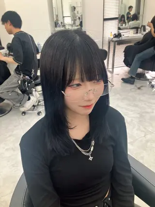 カラー 韓国上品ヘア🤍 ARISA🤍のヘアスタイル