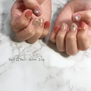 ネイル Hair salon Irie所属・與儀 知佳のネイルデザイン