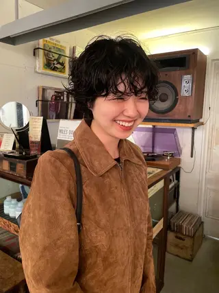 パーマ ショートカット メンズカット/夕海のヘアスタイル