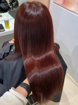 ロング カラー 𝐌𝐢𝐤𝐮/ オタク/暖色カラーのヘアスタイル