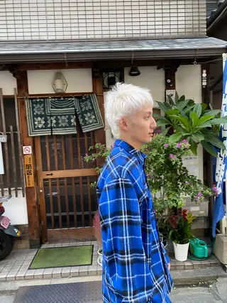 ショート カラー メンズ 吉武 茂暉のヘアスタイル