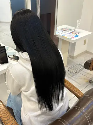 ロング カラー sunquestみずほ台所属・韓国風ハイトーン ハヤタ💎のヘアスタイル