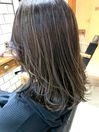 ミディアム カラー パーマ メンズヘア/レイヤー /ボブ山内春輝のヘアスタイル