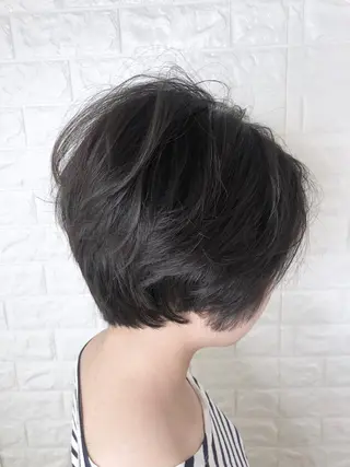 ショート 縮毛矯正/髪質改善 主税巧一のヘアスタイル