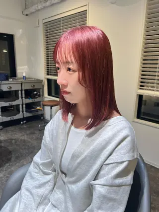 ミディアム Okano Mahoのヘアスタイル