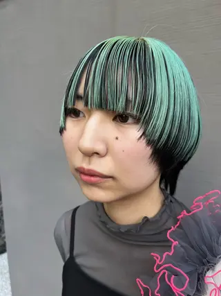 ショート 💫ハイトーンボブ/ HARU💫のヘアスタイル