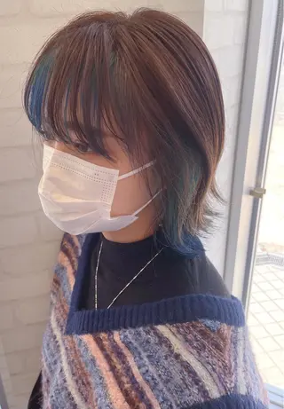 ショート カラー est hair &beautyのヘアスタイル