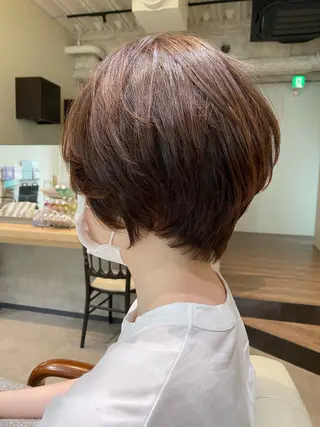 ショート カラー 新宿 / Aujua ｿﾑﾘｴ🫧森田涼介のヘアスタイル