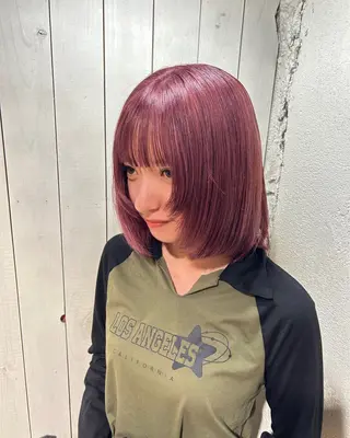 ミディアム カラー ☁️透明感カラー☁️ Reikaのヘアスタイル
