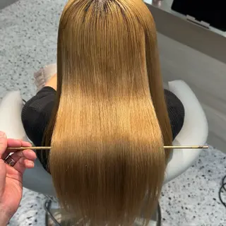 ロング 💎博多/縮毛 矯正/横山一誠💎のヘアスタイル