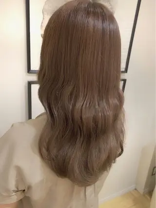 セミロング カラー sio.nail&eyebrow salon shimokitazawa2号店所属・nailist mana𖤐´-のネイルデザイン