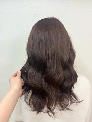 セミロング カラー 櫻田 真紀のヘアスタイル