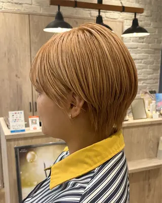 ショート セジールヘアメゾン所属・韓国レイヤー/透明感 カラー🐈曾根高のヘアスタイル