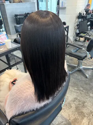 ミディアム カラー ダメージレス艶カラー MISAKI🦋のヘアスタイル