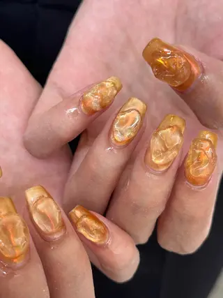 ネイル GRANDE大須 Cecil💜のネイルデザイン