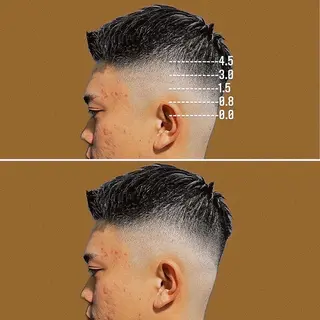 ショート メンズ &CREW スタッフのヘアスタイル