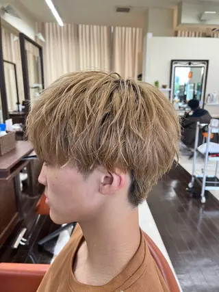 ショート カラー メンズ AROH men's cut&men's perm 船橋店所属・🧊メンズ特化🧊 高木航希のヘアスタイル