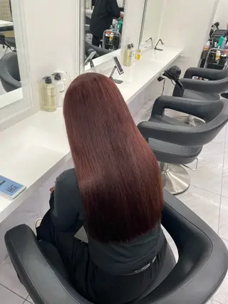 ロング カラー ヘアアレンジ 💗横浜美容室 💗HARUNAのヘアスタイル