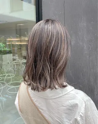 ミディアム カラー 艶カラー吉祥寺🌸 KAZUEのヘアスタイル